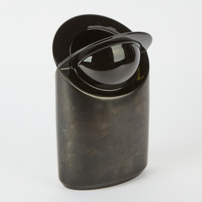 A Black Nautica Vase by Jan van der Vaart for Rosenthal