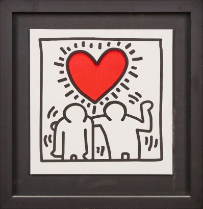 A Reproduction Keith Harring Print