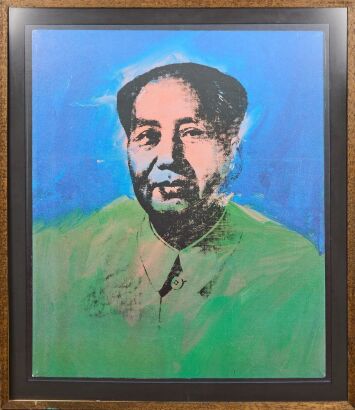 A Reproduction Andy Warhol Chairman MAO Print