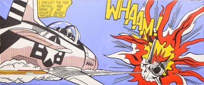 A Painted Reproduction of a Roy Lichtenstein Artwork