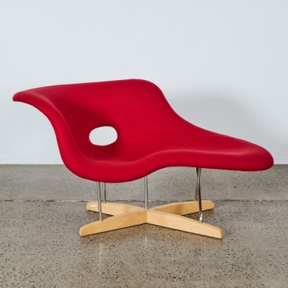 An Eames La Chaise Reproduction Lounge Chair