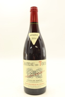 (1) 2014 Rayas Chateau des Tours Cotes du Rhone Rouge Reserve, Rhone