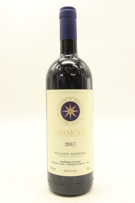 (1) 2017 Tenuta San Guido Sassicaia Bolgheri, Tuscany [JR17] [WE97] [WS95]