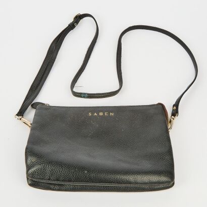 A Saben Tilly Big Sis crossbody Handbag in Black