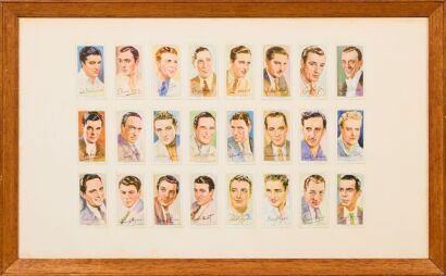 A Fantastic Collection of Cigarette Card Leading Men