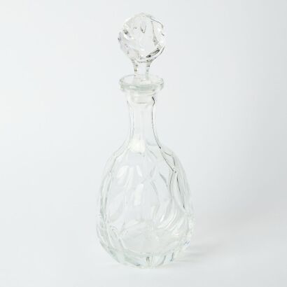 A Crystal Glass Decanter