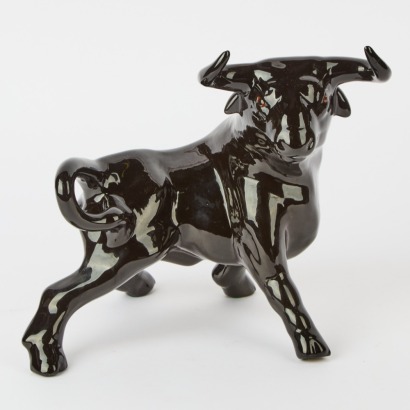 A Large Aquila Ceramic Bull A/F
