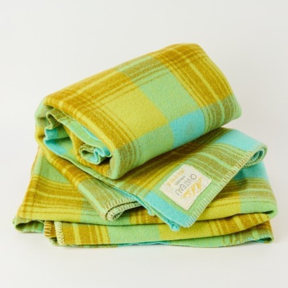 A Pair of Vintage "Chateau" Blankets Made for Merch pack, Wellington