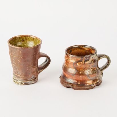 A Duncan Shearer Coffee Mug and an Unknown Potter Mug
