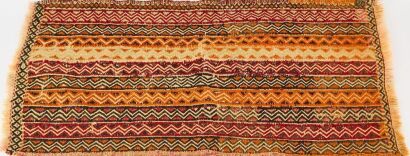 A Small Turkish Cicim All Wool Rug