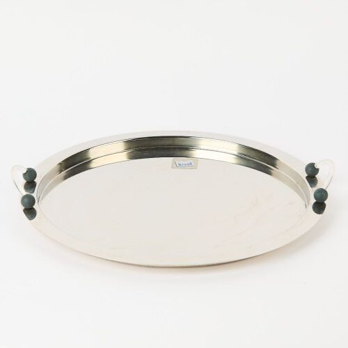 An Italian Mepra Inox Stainless Steel Drinks Tray