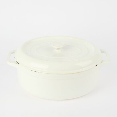 A Cast Iron Casserole Dish