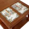 A Chinese Famille Verte Tiles Inlaid Coffee Table - 3