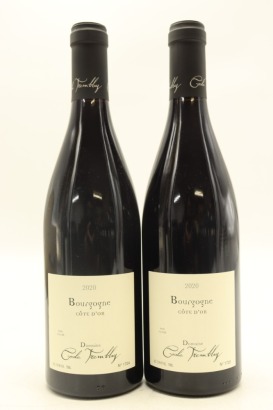 (2) 2020 Domaine Cecile Tremblay Bourgogne Cote d'Or Rouge, Burgundy [JR16.5]&diams;