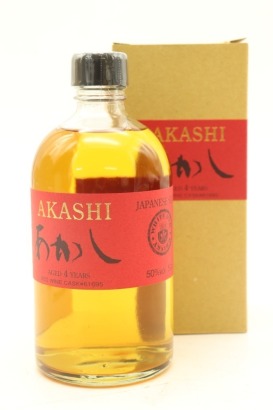 (1) Eigashima - White Oak Distillery Akashi Aged 4 Years Red Wine Cask Japanese Blended Whisky, 50% ABV, 500ml (GB)