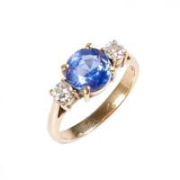 18ct Sapphire and Diamond Ring