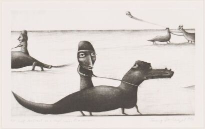 JENNY DOLEZEL Self Portrait on a Reptilian Excursion