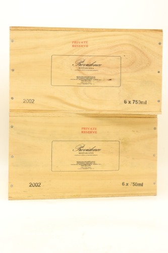 (12) 2002 Providence Private Reserve Merlot - Cabernet Franc - Malbec, Matakana (OWC)
