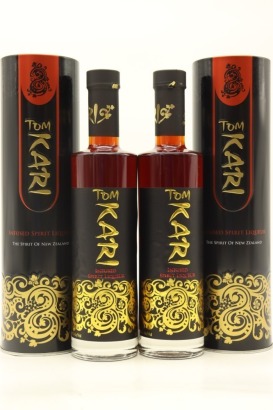 (2) Tom Kari Infused Spirit Liqueur, New Zealand, 39% ABV, 375ml (GB)