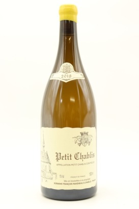 (1) 2018 Domaine Francois Raveneau Petit Chablis, Burgundy, 1500ml