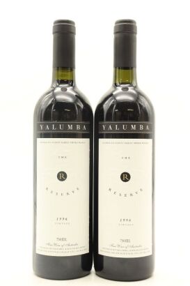 (2) 1996 Yalumba The Reserve Cabernet Sauvignon - Shiraz, South Australia [JR16.5] [RP96]