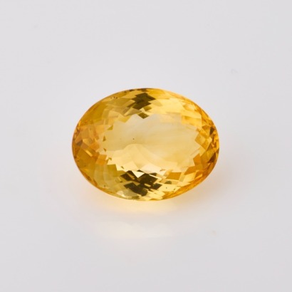 Loose, 8.28ct Oval Mixed Cut Citrine