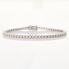 18ct White Gold, 18cm, 2.00ct Diamond Set Tennis Bracelet