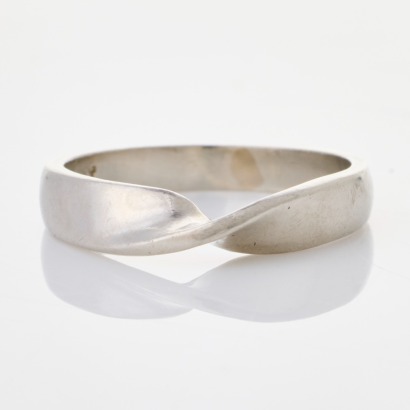 Carats, NZ Made, Platinum, Twisted Band, Size K