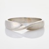 Carats, NZ Made, Platinum, Twisted Band, Size K