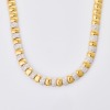 18ct Bi-colour Gold, 48cm, 1.30ct Diamond Collier Necklace with 9ct Yellow Gold Extension