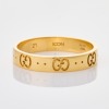 Gucci, GG, 18ct Yellow Gold 4mm Wide Icon Band