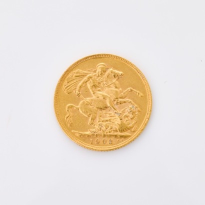 1903, 22ct Full Sovereign Coin
