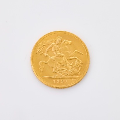 1931, 22ct Full Sovereign Coin