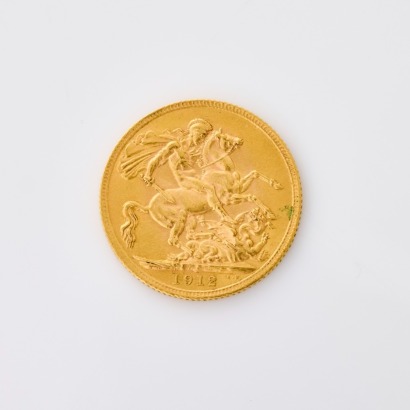 1912, 22ct Full Sovereign Coin
