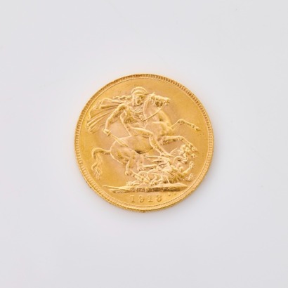 1913, 22ct Full Sovereign Coin