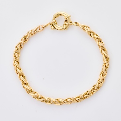 9ct Yellow Gold, 20cm Fancy Link Bracelet