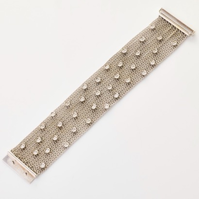 18ct White Gold, Modern, 2.00ct Diamond Multi-Strand Bracelet