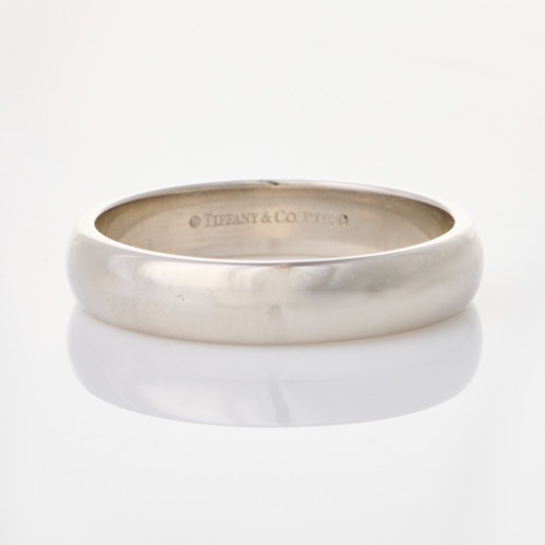 Tiffany & Co., Platinum, 4.6mm Wide Wedding Band