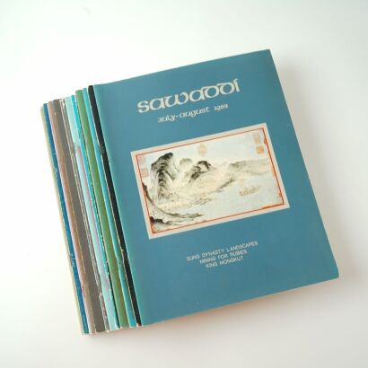 Eighteen Issues of Asian Art Magazines-SAWADDI