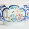 A Chinese 18th Century Export Blue and White Famille-rose &lsquo;Figural&rsquo; Bowl - 3