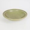 A Chinese Late Yuan to Early Ming Dynasty Longquan Celadon-glazed Fluted-rim Charger