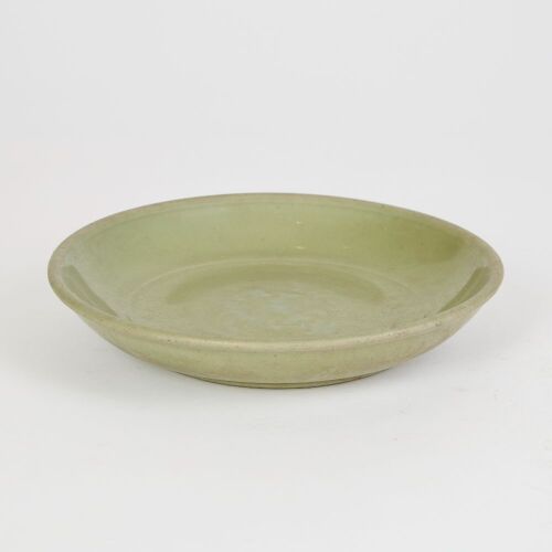 A Chinese Early Ming Dynasty Longquan Celadon-glazed Dish