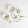 A Group of Eight Chinese Qing Dynasty Famille-rose 'Birds and Flowers' Porcelain Items - 2