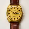 Gold Plated, 36mm Unicorn Amphibian Automatic Day / Date Wristwatch, circa 1960's