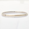9ct White Gold, .25ct Diamond Bangle
