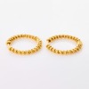 18ct Yellow Gold, 1.75ct Yellow Sapphire Hoop Earrings