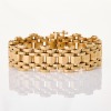 9ct Yellow Gold, 17cm Seven Bar Gate Style Bracelet
