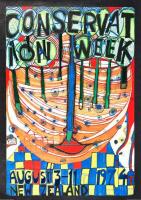 Original Hundertwasser Conservation Week 1974 Poster