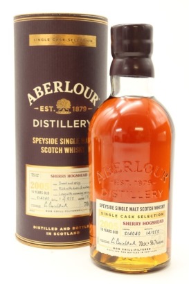(1) Aberlour 2005 Single Sherry Cask 16 Year Old #214040 Single Malt Scotch Whisky, 56.7% ABV
