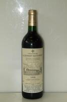 (1) 1996 Chateau La Mission Haut Brion, Pessac-Leognan Bordeaux France